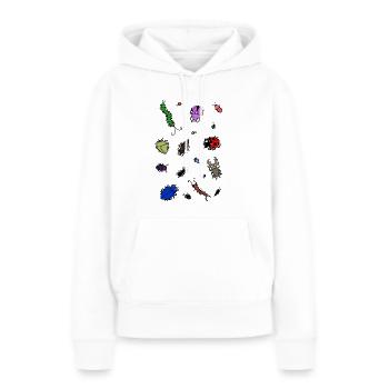 Bugs - Women’s Premium Organic Hoodie - white - Front - Julia (174cm)