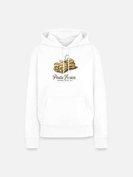 Pasta Fresca – Handmade Pasta - Frauen Premium Bio Hoodie - Weiß