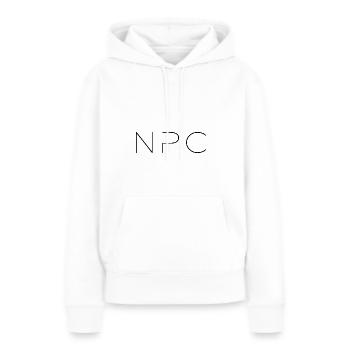 PNJ - Parole jeunesse - Sweat à capuche Premium bio Femme - blanc - Devant - Julia (174cm)