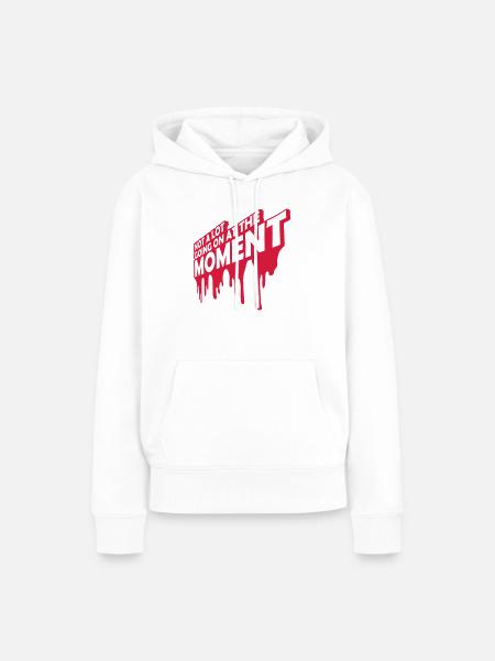 Not much going on - Frauen Premium Bio Hoodie - Weiß
