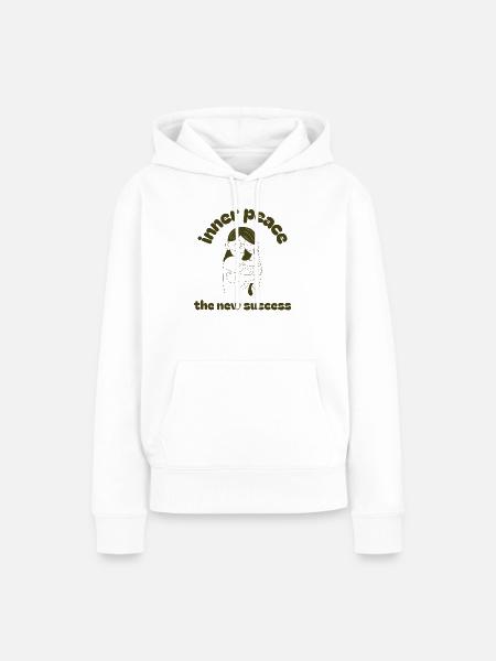 Innerer Frieden - Frauen Premium Bio Hoodie - Weiß