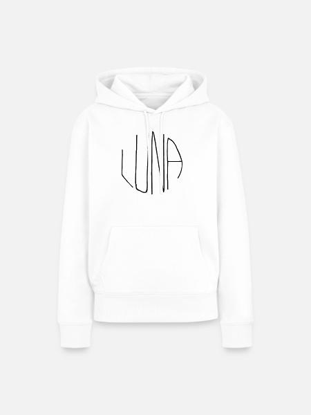 Luna - Frauen Premium Bio Hoodie - Weiß