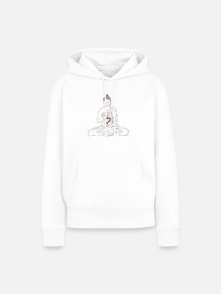 Auszeit - Frauen Premium Bio Hoodie - Weiß