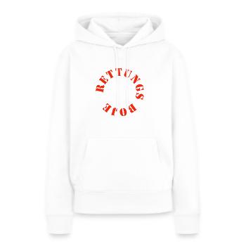 Rettungs Boje Rettungsboje - Frauen Premium Bio Hoodie - Weiß - Vorne - Julia (174cm)
