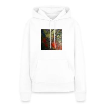 Stella Nova - Frauen Premium Bio Hoodie - Weiß - Vorne - Julia (174cm)
