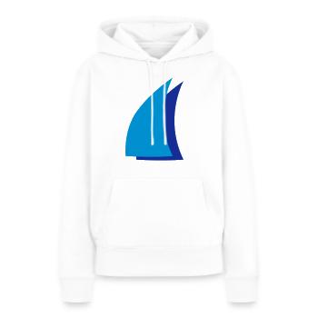 segel - Frauen Premium Bio Hoodie - Weiß - Vorne - Julia (174cm)