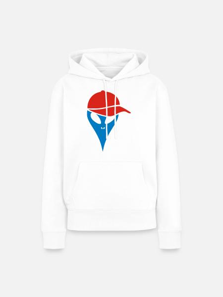 Sport - Frauen Premium Bio Hoodie - Weiß