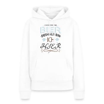 chihuahua 18 geburtstag betrunken kneipensport - Frauen Premium Bio Hoodie - Weiß - Vorne - Julia (174cm)