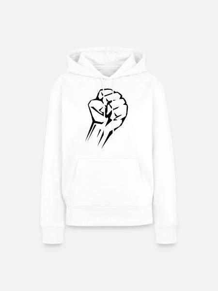 faust - Frauen Premium Bio Hoodie - Weiß