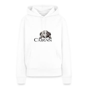 Cairns Aligator - Frauen Premium Bio Hoodie - Weiß - Vorne - Julia (174cm)