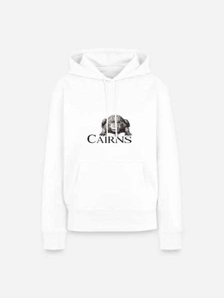 Cairns Aligator - Frauen Premium Bio Hoodie - Weiß
