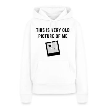 Lustiges Meme - Frauen Premium Bio Hoodie - Weiß - Vorne - Julia (174cm)
