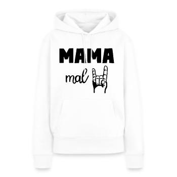 Mama mal Zwei 2 Kinder Mutter - Frauen Premium Bio Hoodie - Weiß - Vorne - Julia (174cm)