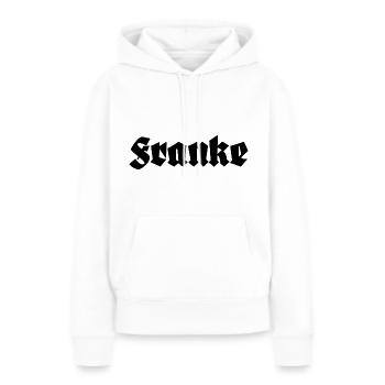 Franke Franken - Frauen Premium Bio Hoodie - Weiß - Vorne - Julia (174cm)