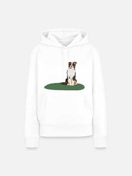 Australian Shepherd - Frauen Premium Bio Hoodie - Weiß