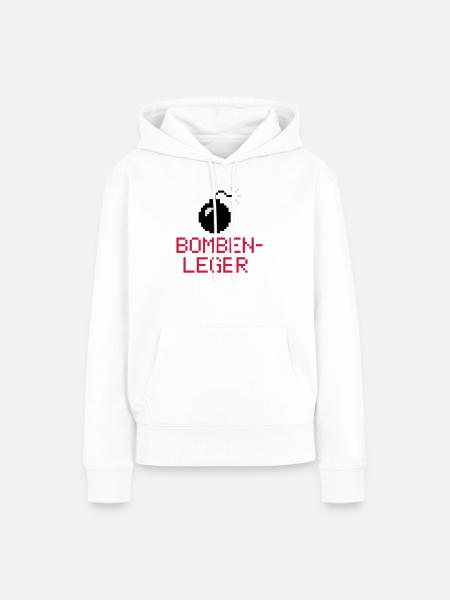 Bomben Leger - Frauen Premium Bio Hoodie - Weiß