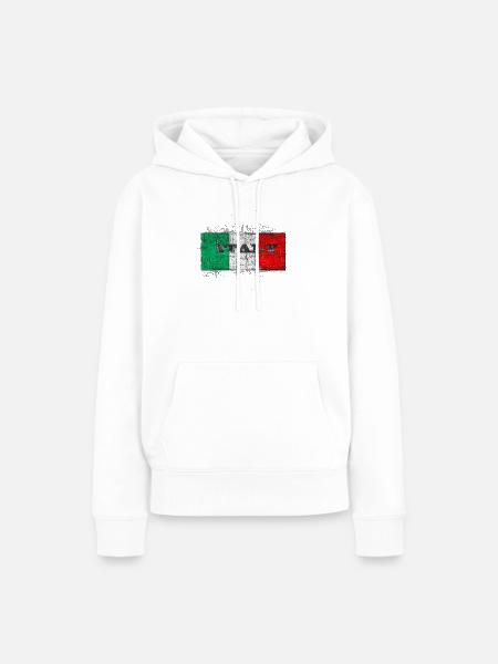 italy - Frauen Premium Bio Hoodie - Weiß