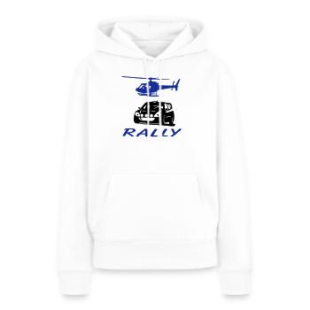 Rally - Frauen Premium Bio Hoodie - Weiß - Vorne - Julia (174cm)