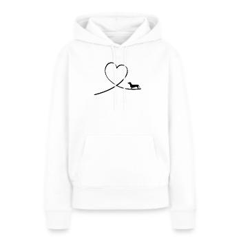 Dachshund I Dackelliebhaber Geschenk I Hund - Frauen Premium Bio Hoodie - Weiß - Vorne - Julia (174cm)