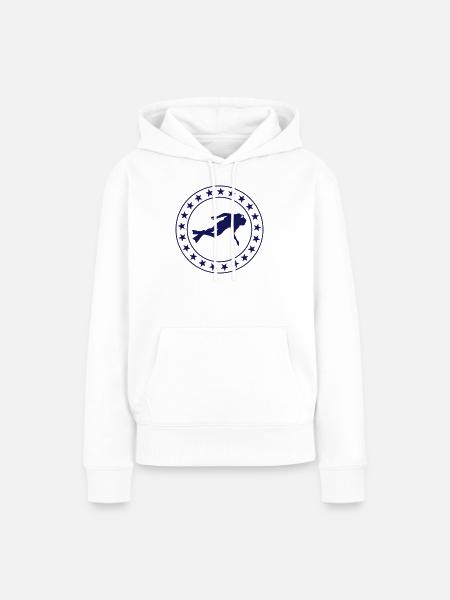 Diving - Frauen Premium Bio Hoodie - Weiß