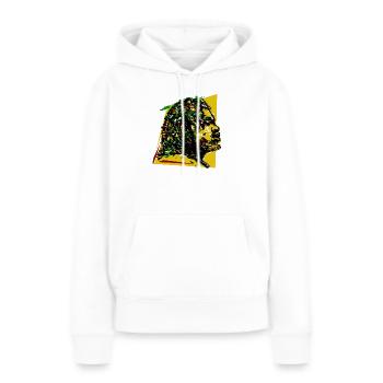 Jamaika Reggae Rasta Rastafari Musik Reggaeton Jah - Frauen Premium Bio Hoodie - Weiß - Vorne - Julia (174cm)