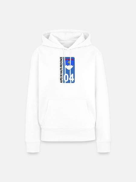 Alpes de haute-provence - Frauen Premium Bio Hoodie - Weiß