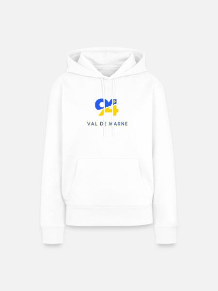 Val de Marne - Frauen Premium Bio Hoodie - Weiß