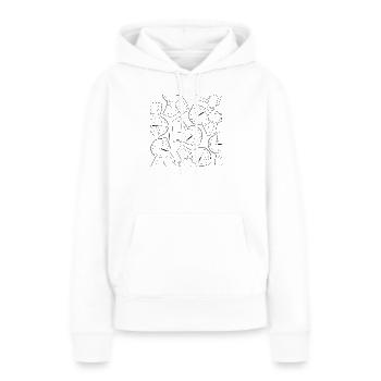 Orientierungslauf [05.1] [orienteering] [PX] - Frauen Premium Bio Hoodie - Weiß - Vorne - Julia (174cm)