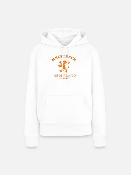 MEESTRECH Nederland Niederlande Netherlands - Frauen Premium Bio Hoodie - Weiß