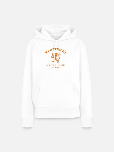 MAASTRICHT Nederland Niederlande Netherlands - Frauen Premium Bio Hoodie - Weiß