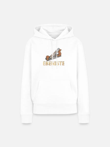 Tischler - Frauen Premium Bio Hoodie - Weiß