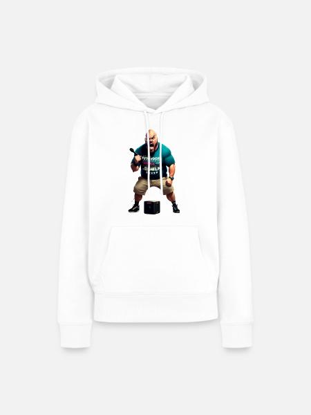 Motivationstrainer - Frauen Premium Bio Hoodie - Weiß