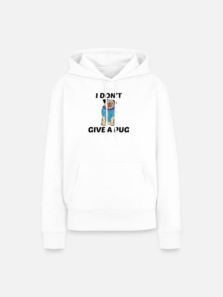 Lieblingstier Hund Statement Haustiere Kuscheltier - Frauen Premium Bio Hoodie - Weiß