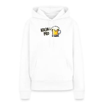Déclaration de ravitaillement Pompe à essence Énergie Électricité - Sweat à capuche Premium bio Femme - blanc - Devant - Julia (174cm)