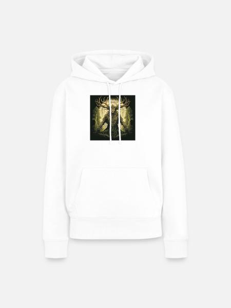 Pediadis Waldgeist - Frauen Premium Bio Hoodie - Weiß