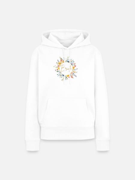 Team Bride! Personalisierbar - Frauen Premium Bio Hoodie - Weiß