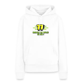 Klage an Seine und Marne - Frauen Premium Bio Hoodie - Weiß - Vorne - Julia (174cm)