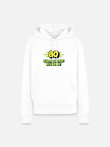 Klagender Samarianer - Frauen Premium Bio Hoodie - Weiß