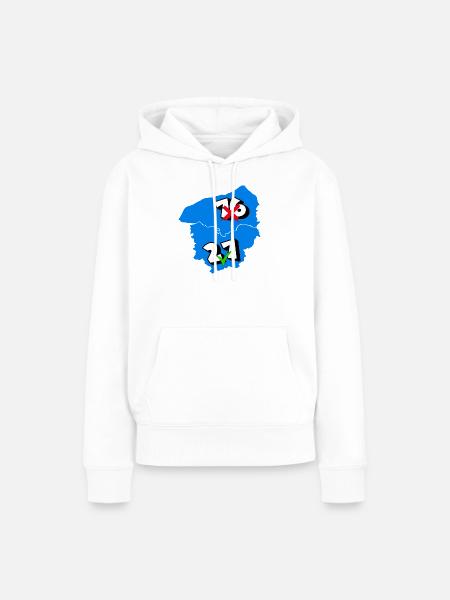 Region Haute-Normandie - Frauen Premium Bio Hoodie - Weiß