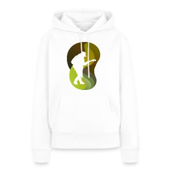 Elektrogitarre Gitarrist - Frauen Premium Bio Hoodie - Weiß - Vorne - Julia (174cm)