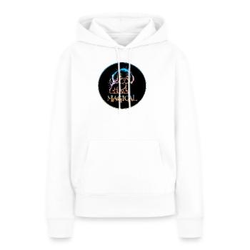 Magisches Hündchen - Frauen Premium Bio Hoodie - Weiß - Vorne - Julia (174cm)