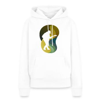 Guitare électrique Guitare - Sweat à capuche Premium bio Femme - blanc - Devant - Julia (174cm)