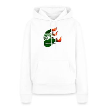 Saudi-Arabien Flagge - Saudi-Arabien - Ninja - Frauen Premium Bio Hoodie - Weiß - Vorne - Julia (174cm)