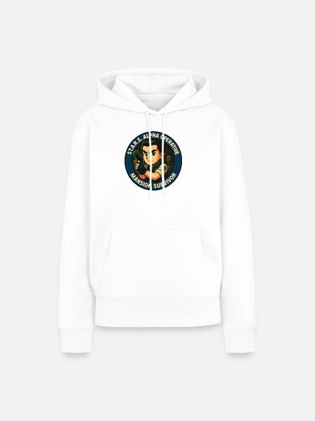 S.T.A.R.S. Alpha Operativ - Frauen Premium Bio Hoodie - Weiß