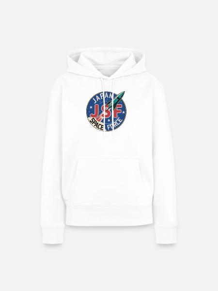 Japan Space Force - Frauen Premium Bio Hoodie - Weiß