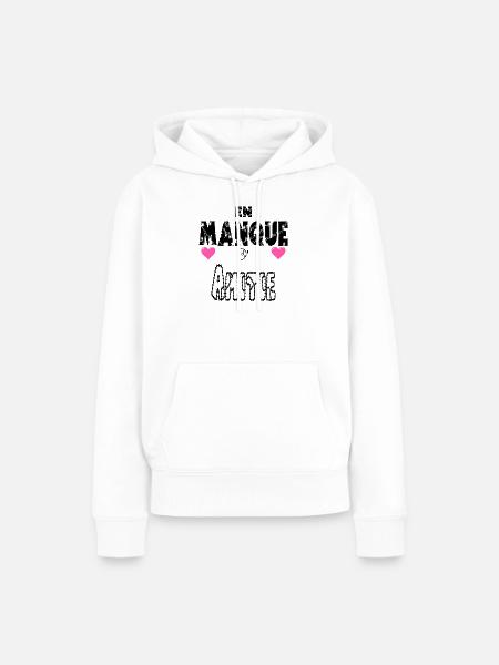 Braucht Freundschaft - Frauen Premium Bio Hoodie - Weiß