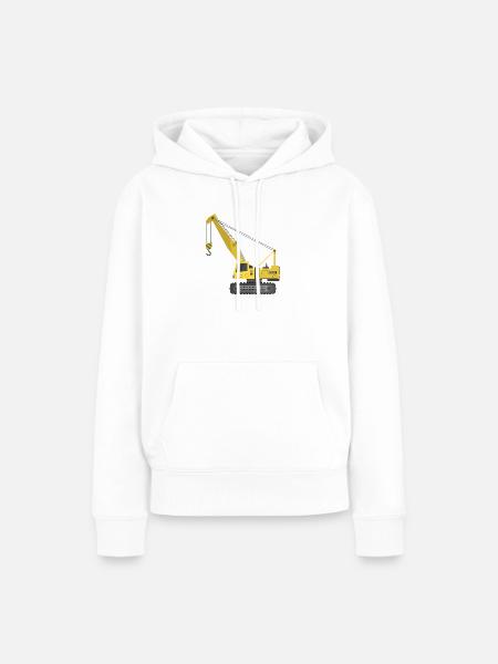 Krabbenkran - Frauen Premium Bio Hoodie - Weiß