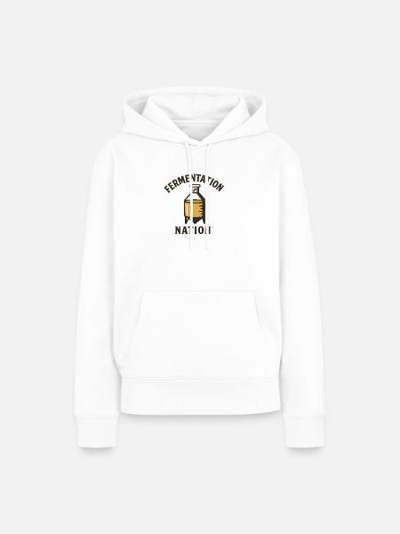 Fermentation Nation - Frauen Premium Bio Hoodie - Weiß