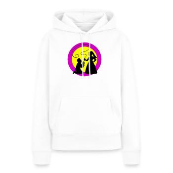 Brautpaar Ehepaar Hochzeit - Frauen Premium Bio Hoodie - Weiß - Vorne - Julia (174cm)