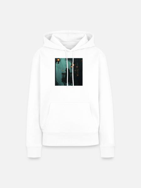 Dampfschloss der Zweisamkeit - Frauen Premium Bio Hoodie - Weiß